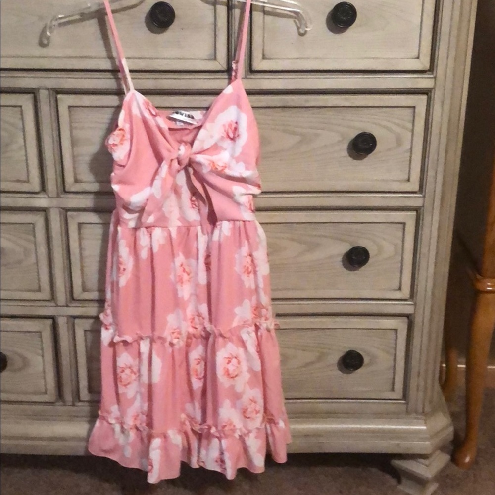 Ecowish Ruffled Floral Sundress